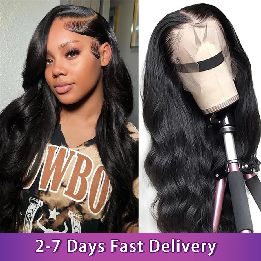 Glueless Human Hair Pre Cut Lace Frontal Wigs Human Hair 6x4 Lace Closure Wig Glueless Lace Front Human Hair Wigs