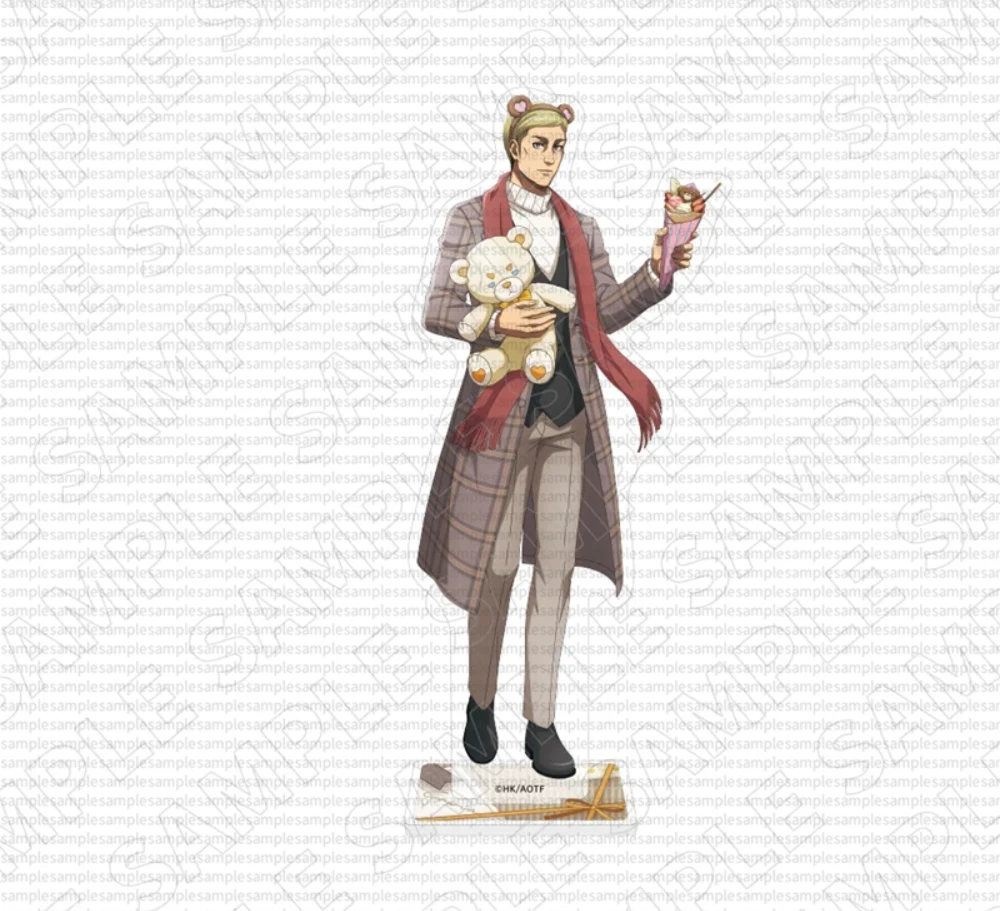 ゲームエルウィン・スミスエレン・イェーガーリーヴァ・アッカーマンアクリルスタンド人形アニメフィギュアモデルプレートコスプレおもちゃギフト用