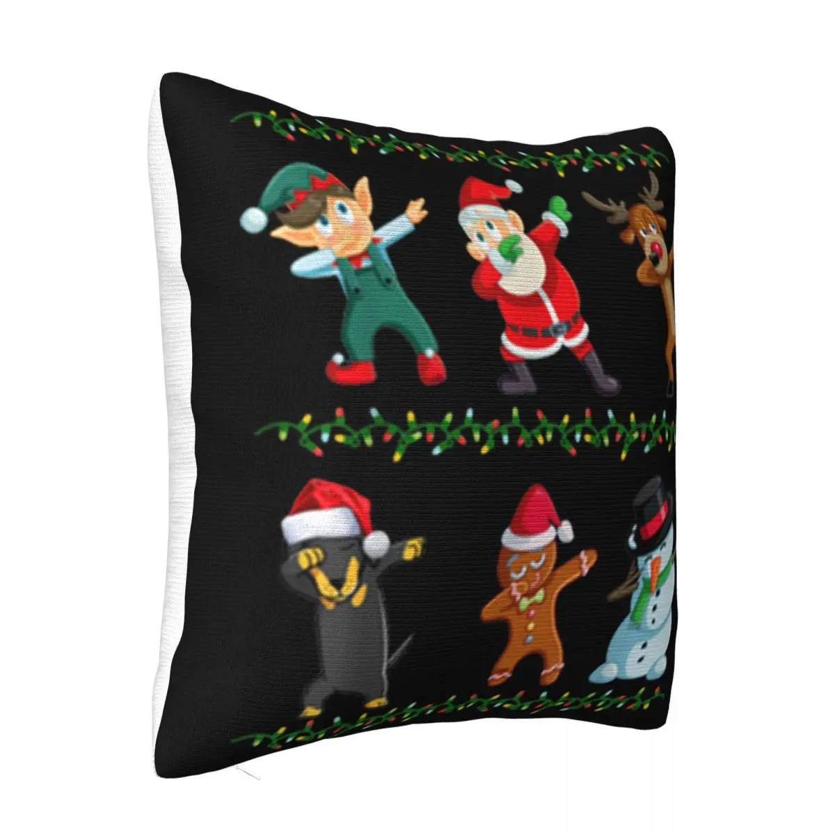 Pretty Funny Dabbing Santa Dachshund And Friends Christmas More Colors Any Logo Fashion Pillow Case