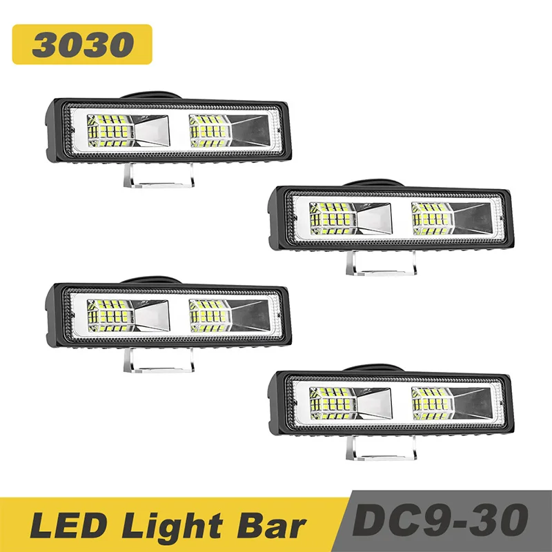 

36W LED Work light Bar Car Accessories 6500k Spotlight LED Headlights for Auto Motorcycle Truck Boat Tractor Trailer Offroad