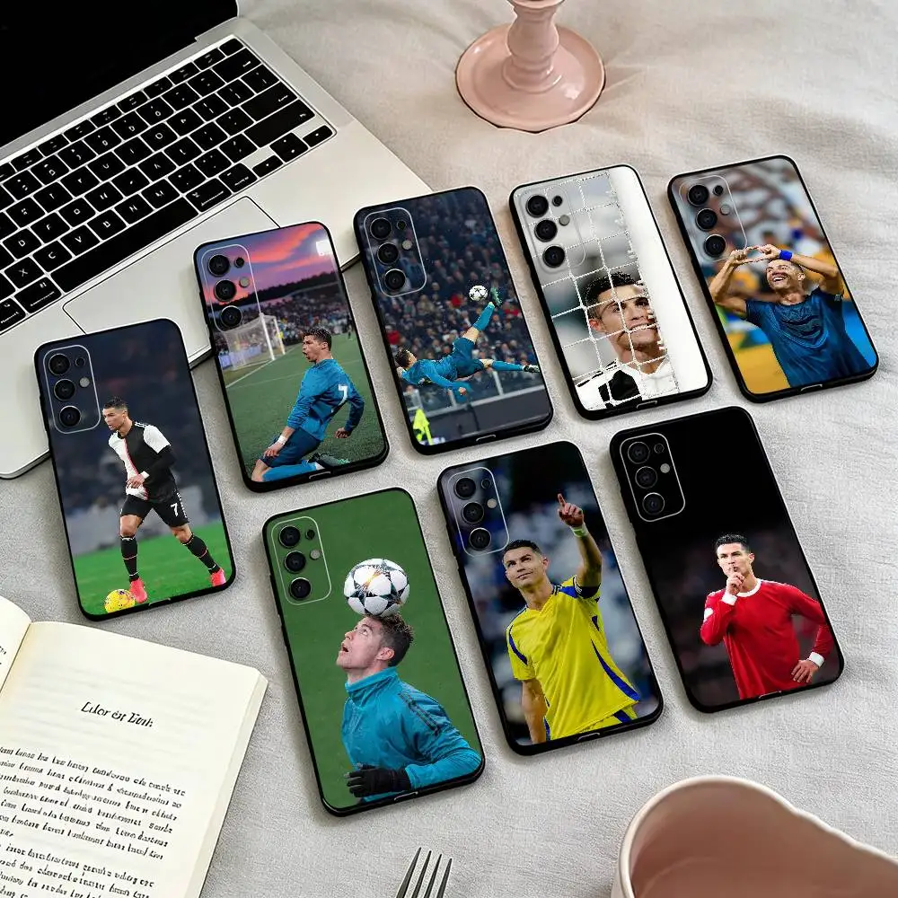 

Famous A-Athlete C-CR7 Phone Case For Samsung S25,S24,S21,S22,S23,S30,Ultra,S20,Plus,Fe,Lite,Note,10,Black Cover