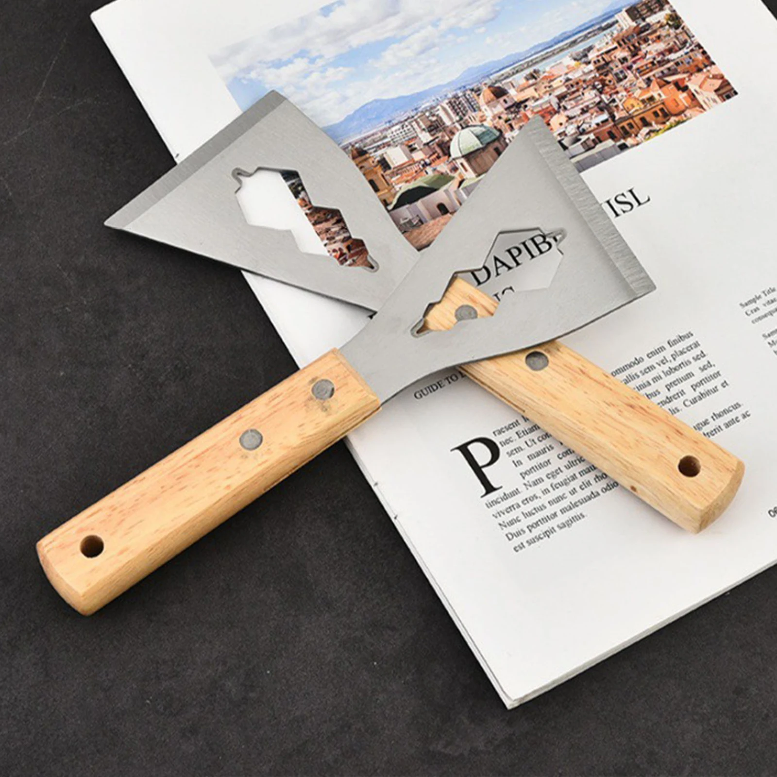 

Многофункциональный скребок из нержавеющей стали для удаления цемента и краски с стен, для строительных работ и ремонта, для чистки