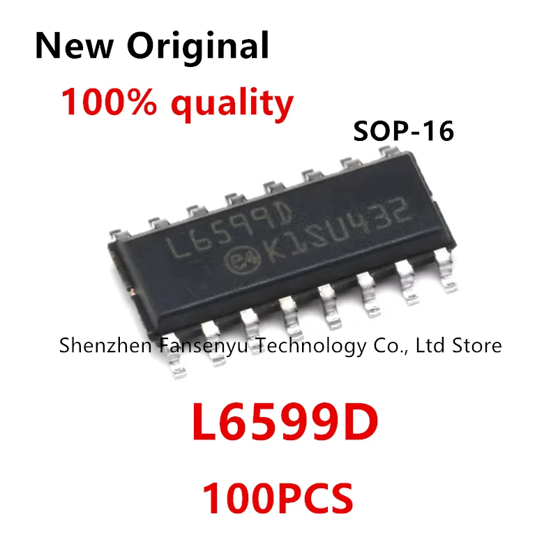

100Pcs L6599D L6599AD L6599ATD L6599 sop-16 New original SMD LCD power supply ic chip In stock Chipset