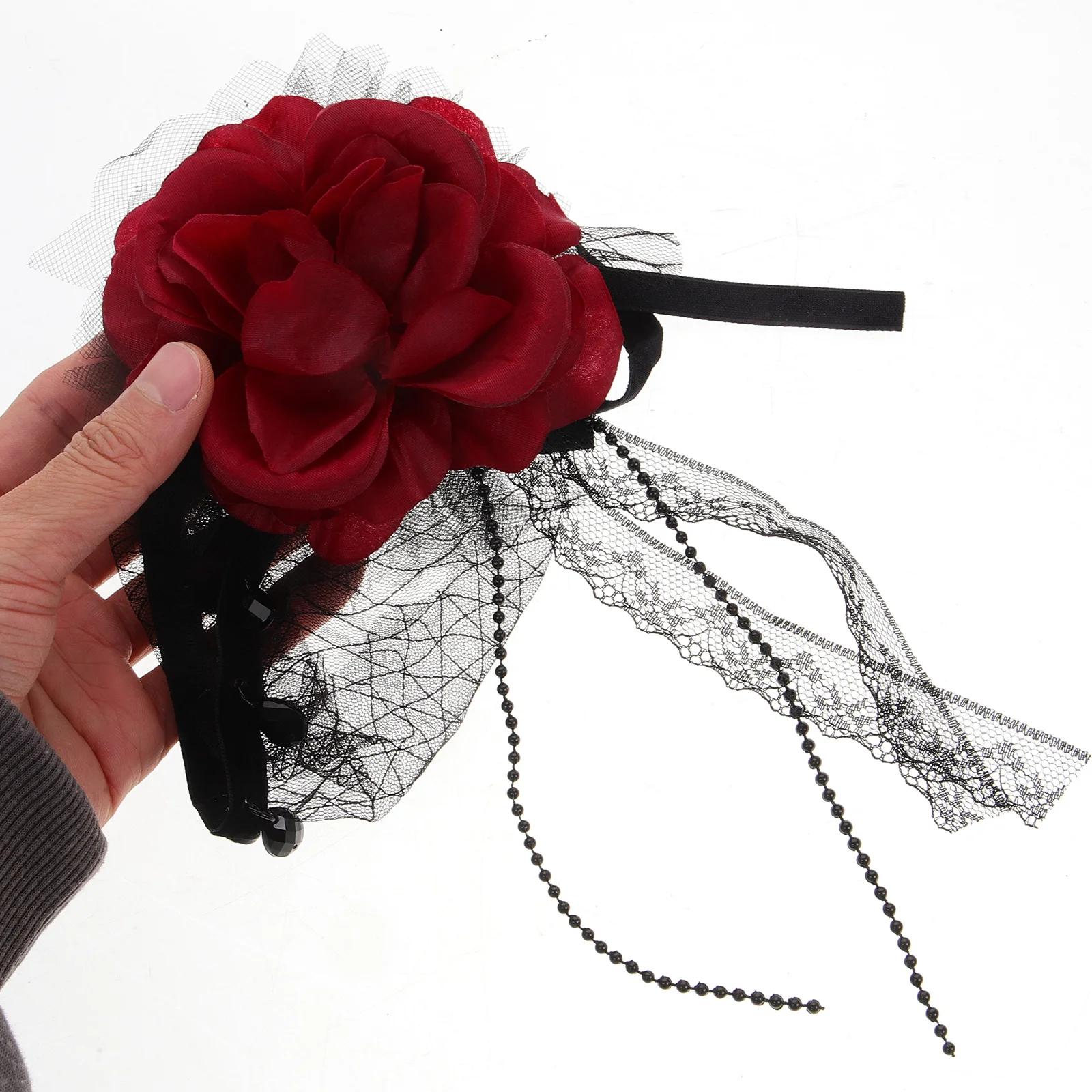 

Floral Flower Hairbands Gauze Material Halloween Cosplay Party Headdress Comfortable Fit Most People Photo Prop Gift Idea