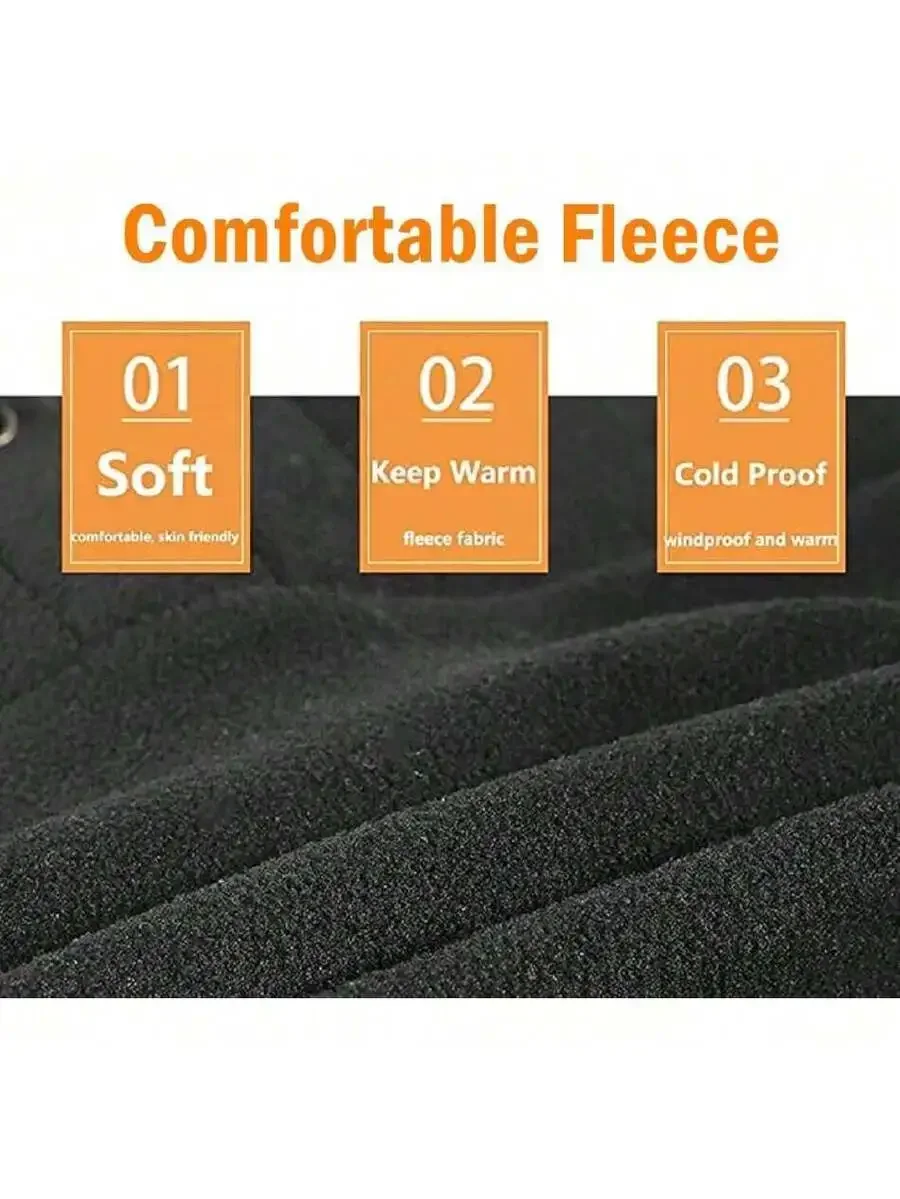 

Fleece Balaclava Windproof Face Mask Warm Ski Mask For Men And Women Cold Weather Motorcycle Cycling Neck Warmer