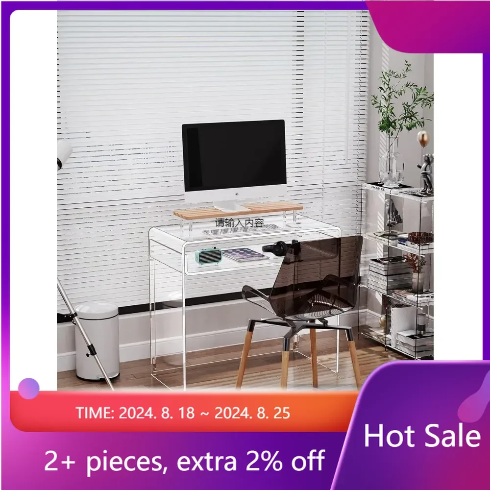 

Acrylic Desk Laptop Study Table Home Office Console Table Entrance Table Height Adjustable Computer Desk Furniture Mesa Pc Desks