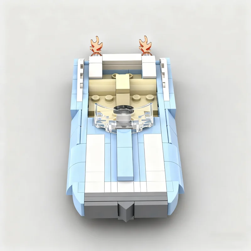 136 Stück MOC Fantasticar The Fantastic Four First Super Heroes Modellspielzeug Bausteine Konstruktion Weihnachtsgeschenkidee