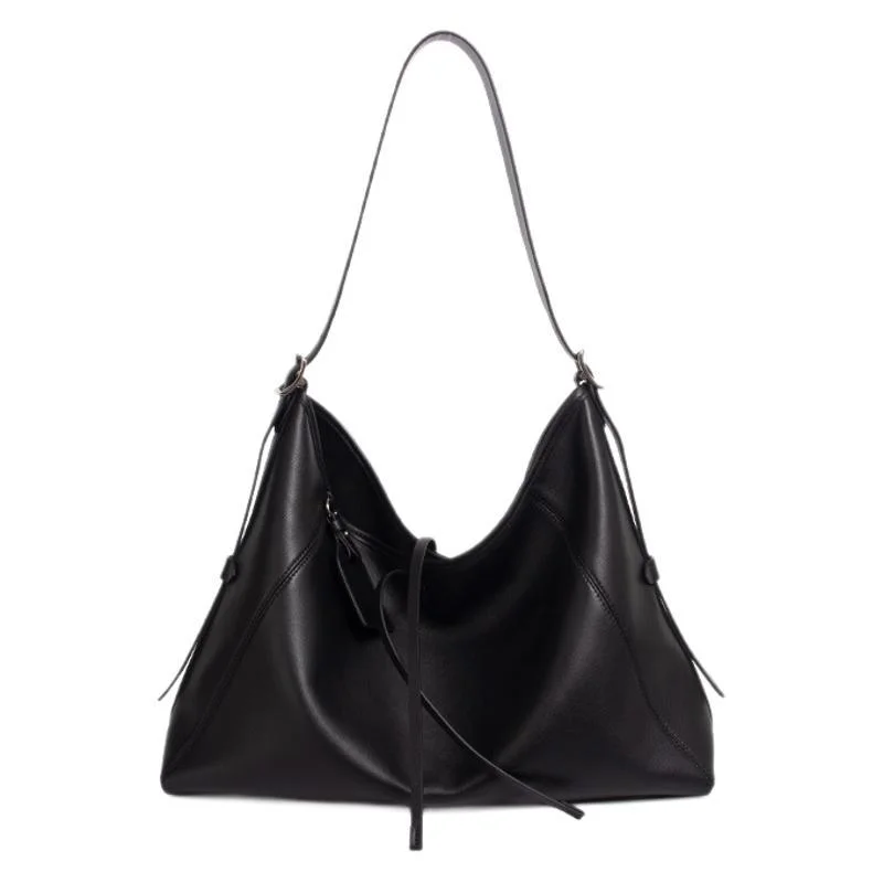 حمل حقيبة جديدة سوداء المحارب حقيبة يد كبيرة المرأة الكتف حقيبة كروسبودي سعة كبيرة حقائب جلدية ناعمة للركاب للنساء