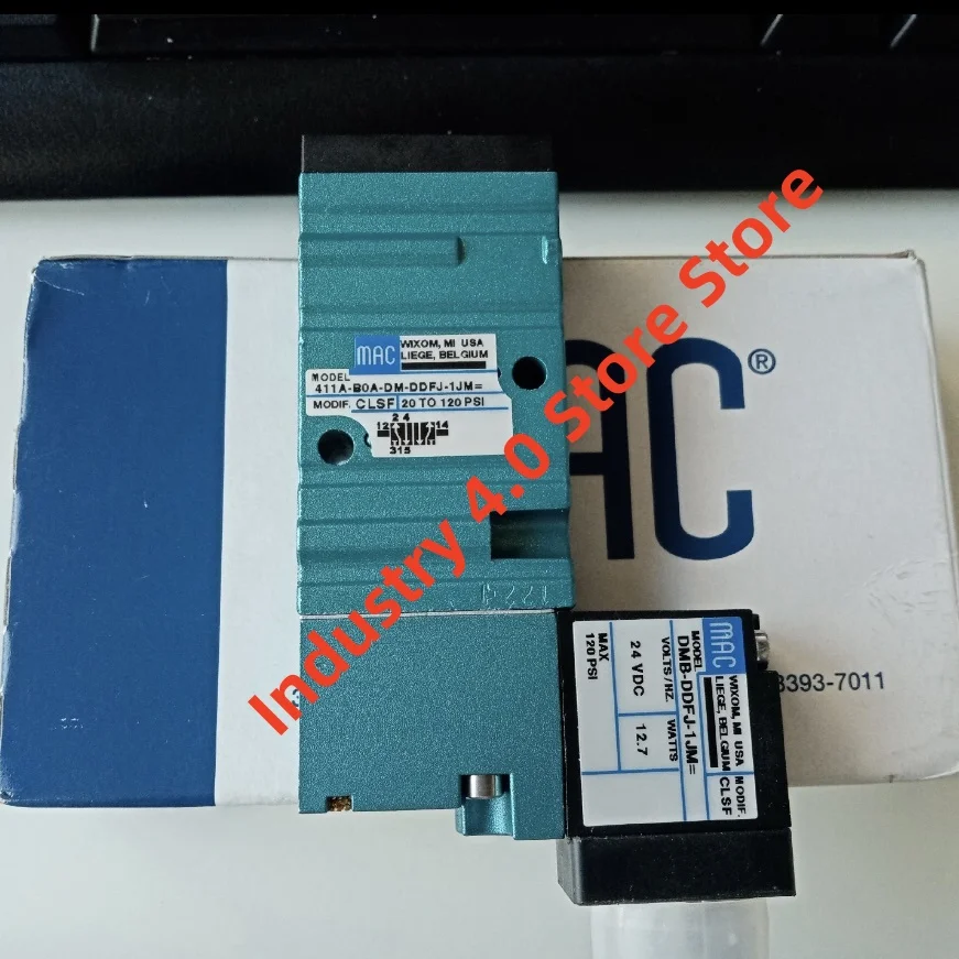 411A-B0A-DM-DDFJ-1JM 411A-BOA-DM-DDFJ-1JB baru dalam kotak katup elektromagnetik