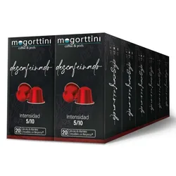 Descafeinado Mogorttini 12 cajas de 20 cápsulas Compatibles Nespresso 8436583660621 Raíz Inicio NESPRESSO MOGDESCX12