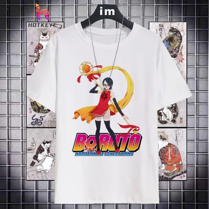 นารูโตะ: โบรูโตะ ฉบับใหม่; มินาโตะ; โบรูโตะ; มิตสึกิ; เสื้อยืด 3 มิติ ซาสึเกะ สำหรับเยาวชน เสื้อยืดแขนสั้นสำหรับผู้ชายและผู้หญิง