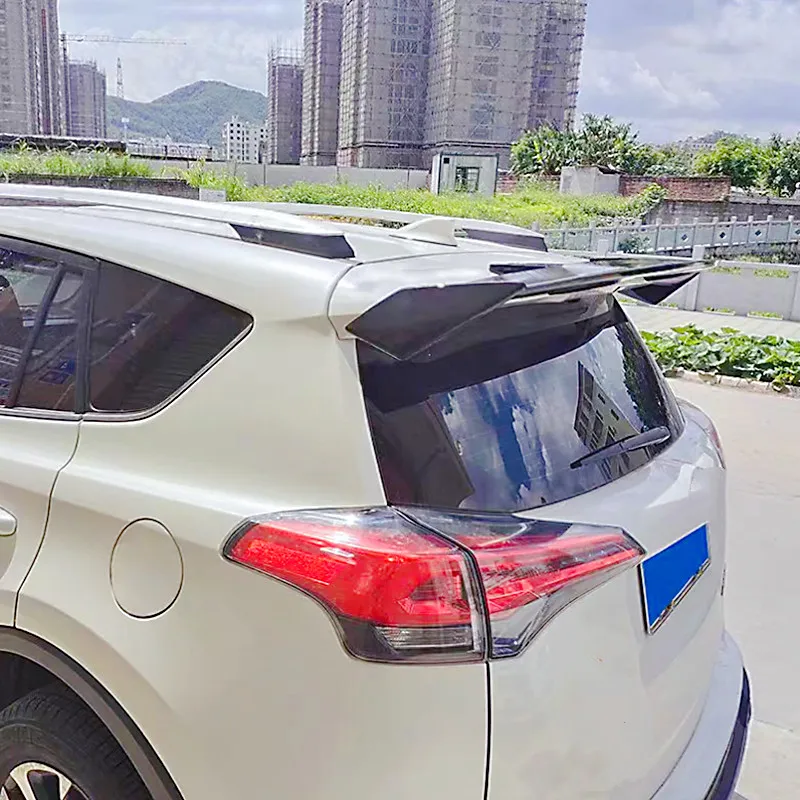 SUV Hatchback Car Universal Black Carbon Spoiler Wings Exterior Tuning Accessorie Parts For Toyota Honda Mazda VW Benz BMW Audi