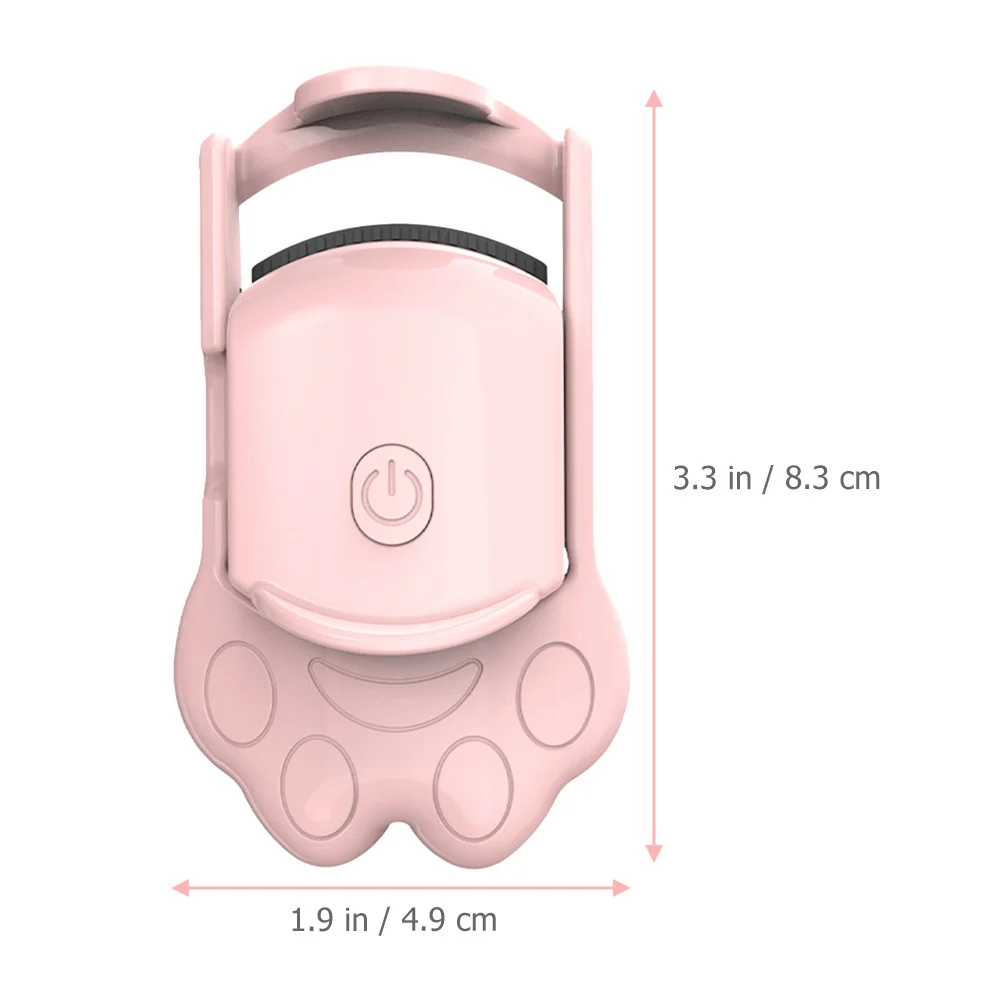 Beheizter Wimpernzange, elektrisches Lockengerät für natürliche Wimpern, sicher, nicht beschädigend, USB-Aufladung, tragbares Make-up-Werkzeug