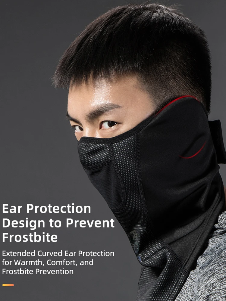AliExpress ROCKBROS Winter Warm Bike Full Face Mask Breathable Windproof Fleece MTB Road Bicycle Scarf Masks Ski Motorcycle Cycling Mask