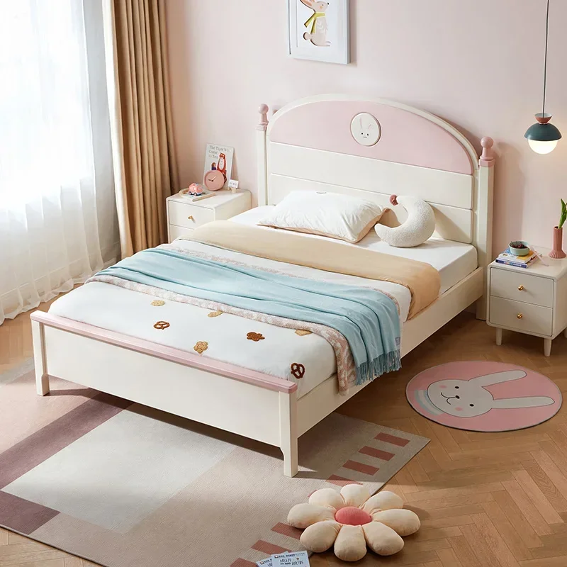 -For  Bed Beds For Kids Boy Baby Rocking Chairs Children's Cribs Newborn Photography Kid's Girl Child Twin Frame Items Wooden&