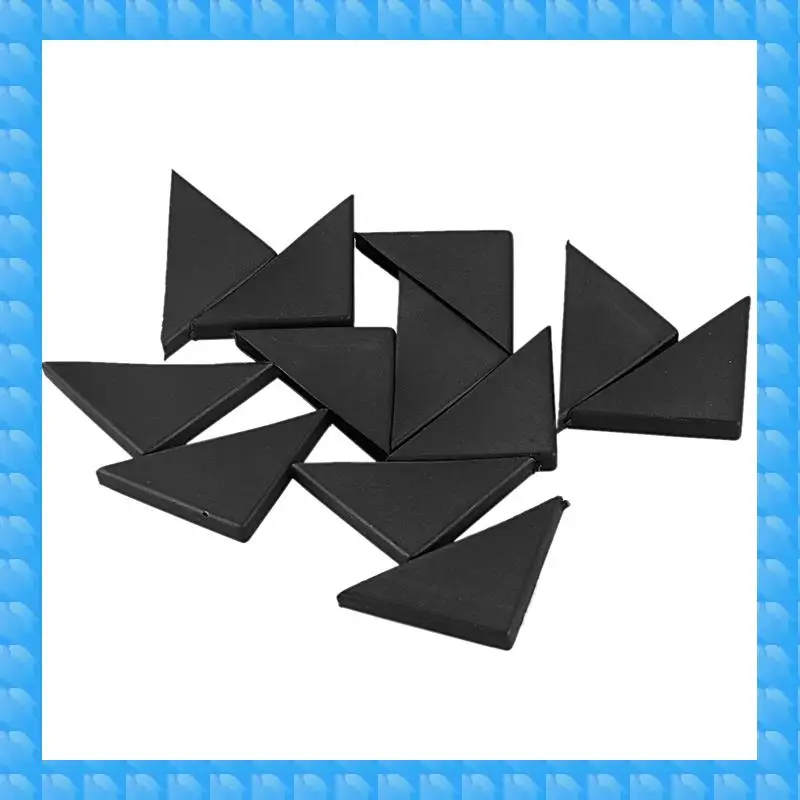 

ETRT 48 шт. Трехугольная стеклянная защитная подушка для углов стола 10 x 75 мм