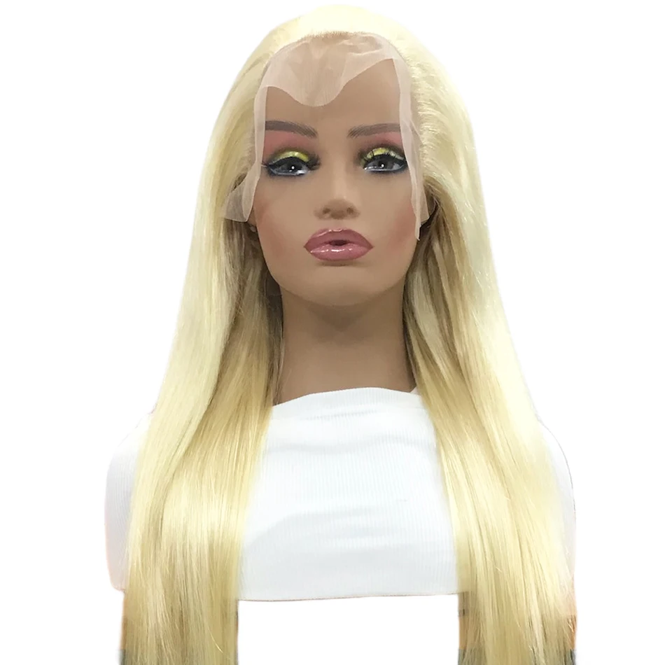 613 Blonde Lace Front Pruik Menselijk Haar 13X4 Hd Lace Frontale Pruik Rechte Kanten Pruiken Human Hair 13X6 Lace Front Human Hair Pruik