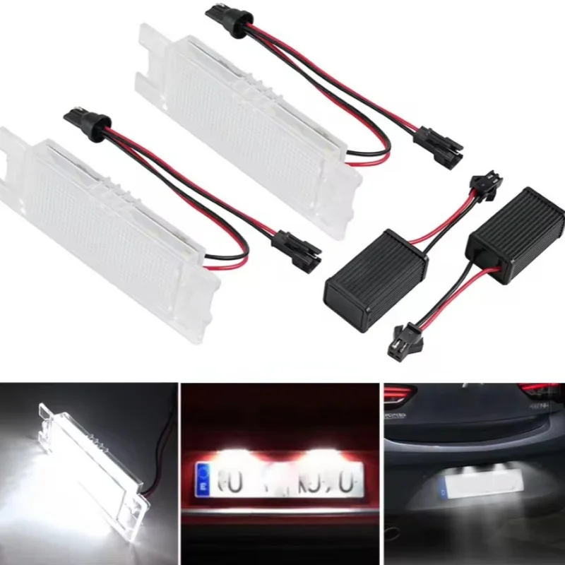 2 шт., белый светодиодный светильник номерного знака 3 Вт без ошибок для Alfa Romeo 147 156 159 166 Brera Giulietta Type 940 MiTo Romeo GT Spider 939