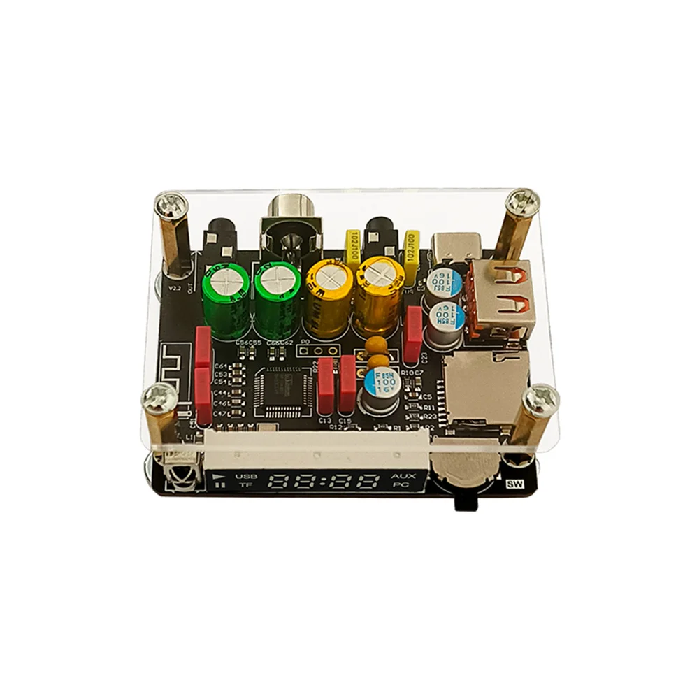 DAM K1 lossless fever Bluetooth USB sound card coaxial TF decoding board power amplifier front-end DSP tuning