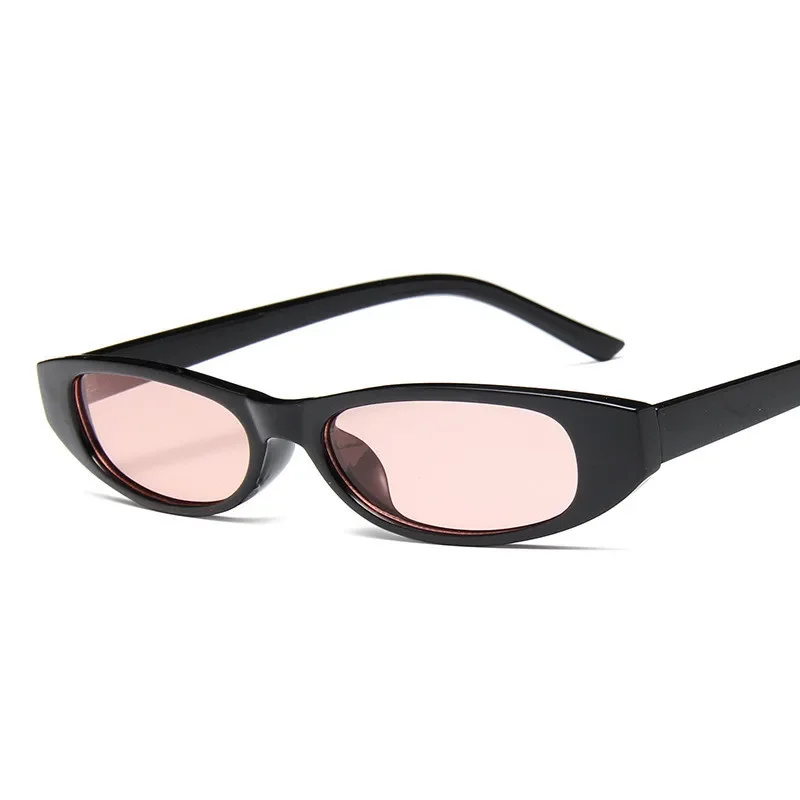 Vintage Rectangle Sunglasses Women Cat Eye Designer Ladies Small Frame Black Red Sun Glasses Brand Retro Skinny Eyewear