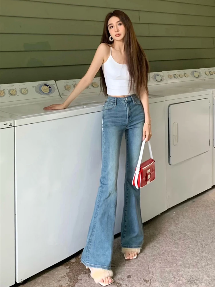 منخفضة الخصر امرأة الجينز Y2K الملابس البضائع جيوب متعددة جيب فائدة ملابس العمل العسكرية التمويه الإناث السيدات سراويل جينز