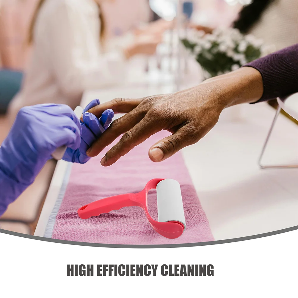 Zestaw do manicure: 3 szt. rolki do czyszczenia paznokci, naklejki do usuwania lakieru, narzędzie do stemplowania, akcesoria do zdobienia paznokci, rolka do usuwania pyłu.