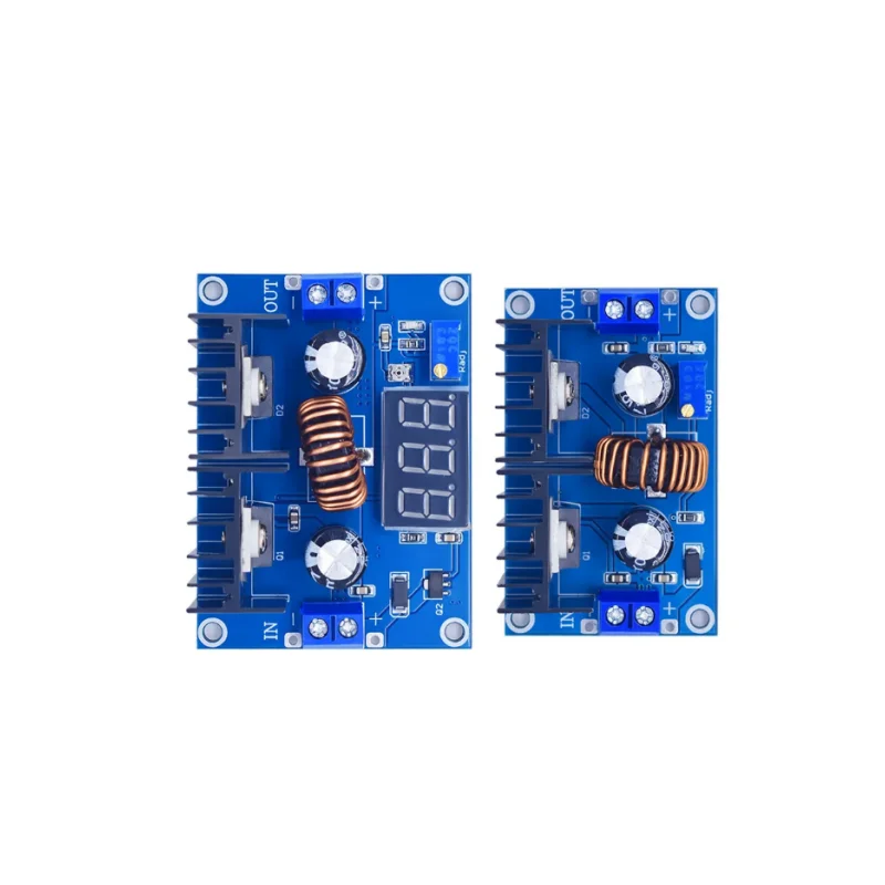 MH-ET Live voltímetro LED, PWM ajustável 4-36V para 1.25-36V Step-Down Board Module, XL4016 8A 200W DC-DC Módulo de queda de energia