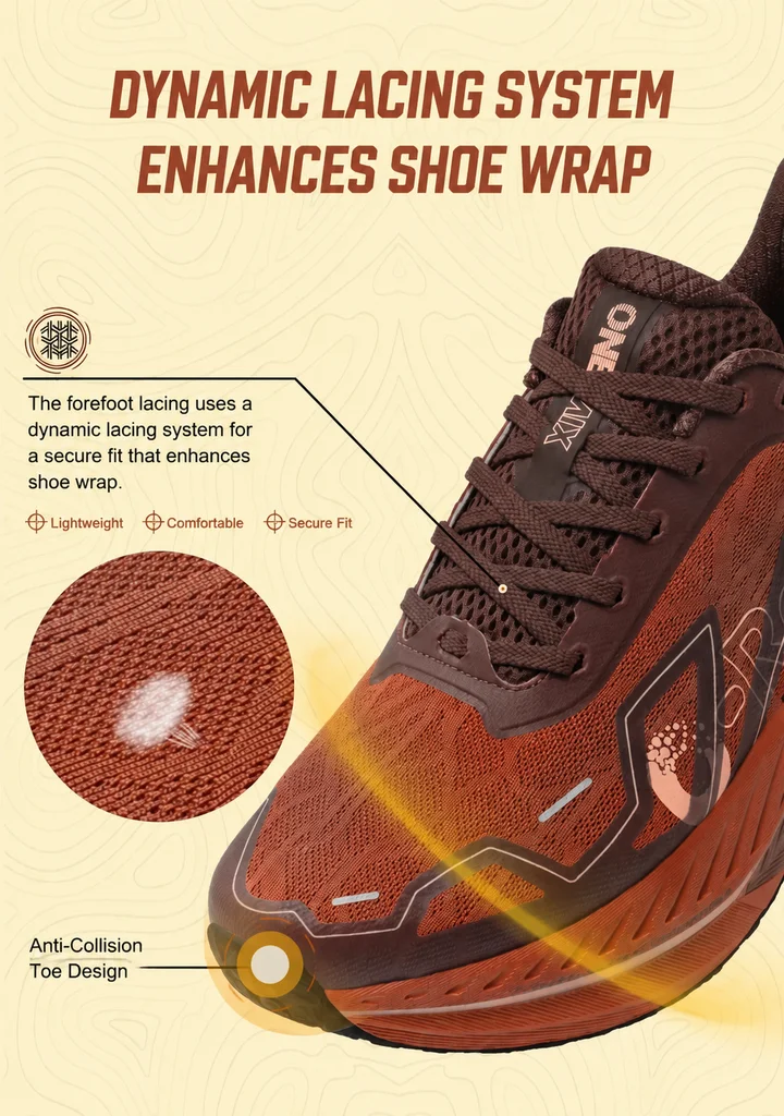 ONEMIX Autumn Ption Leichte Outdoor-Laufschuhe für Herren und Damen, stabile Dämpfung, sportliche, sprungfeste Wanderschuhe – Detail 6