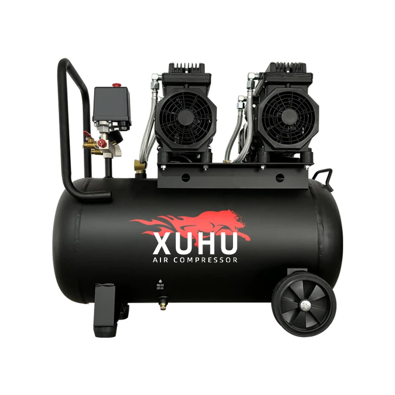 

Silent Oilless Paint Air Compressor De Ar Portable Oil Free Industrial Compressors With 15L/30L/40L/60L/70L Tank