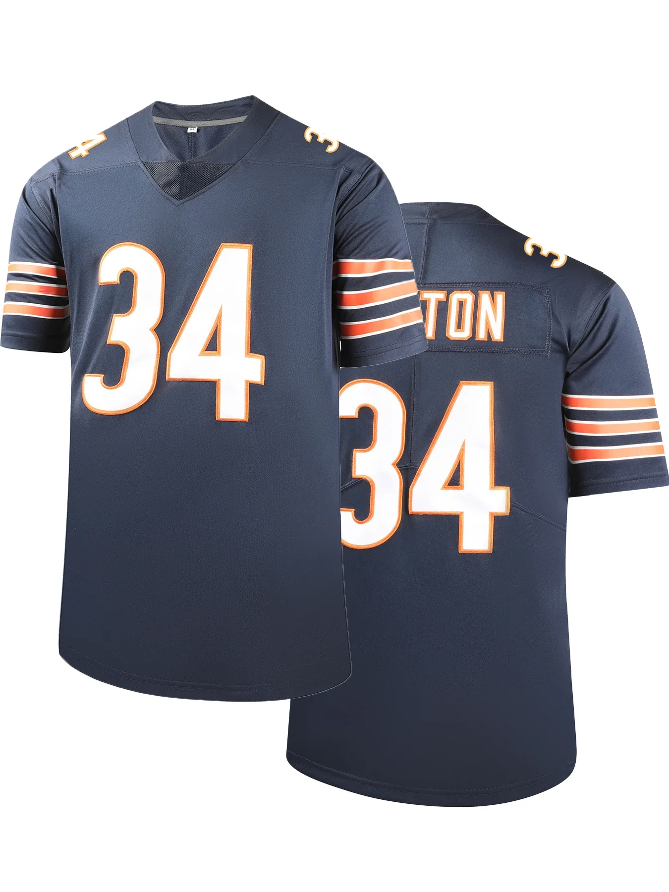 

3D Printed Plus-size Men's and Women's T-shirts Football Jerseys Sport Quick Dry Breathable Training Chicago Bears #34#15#18