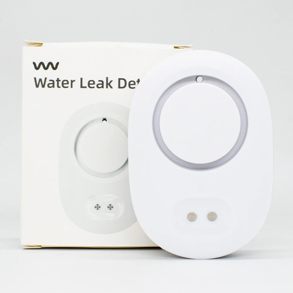 

Smart Water Leakage Detector Sensor Liquid Leakage 100dB Alarm Overflow Level Detector Residential Security Protection
