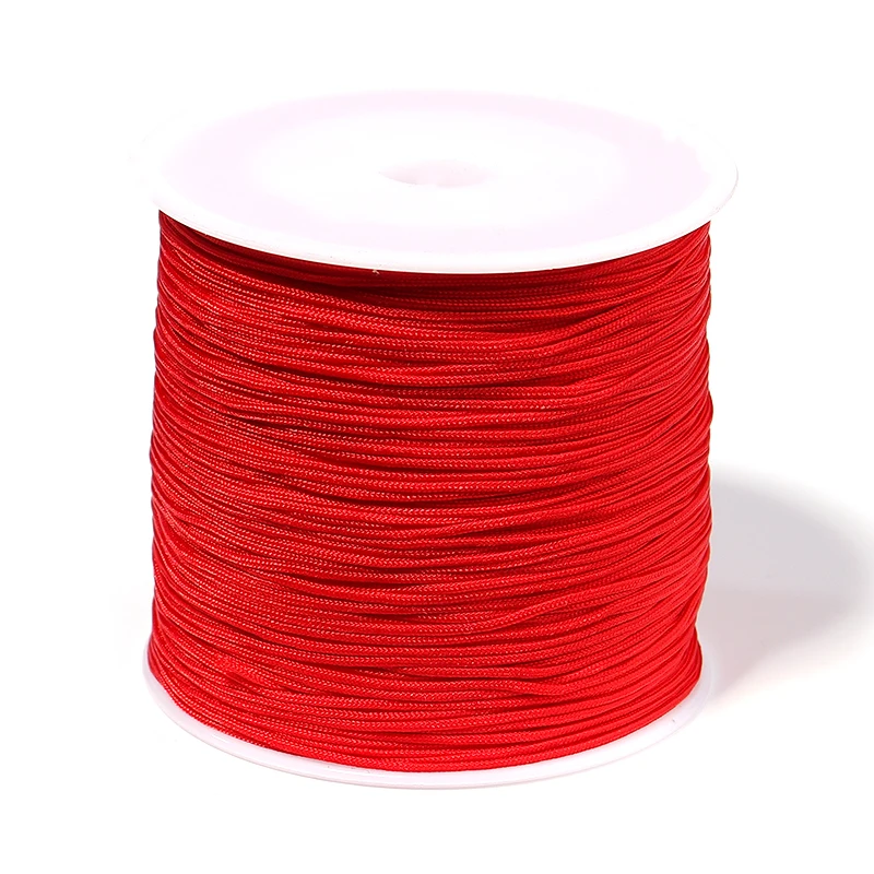 90m/rol 0,8m # 72-nylon draadkoord voor het maken van sieraden Handgemaakt geweven touw Jade draad armband ketting handgemaakt ambacht