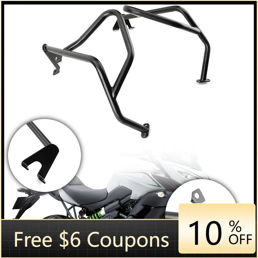 

STLF Upper Crash Bar Engine Guard Bumper for Kawasaki KLE650 Versys 650 2015-2020 19