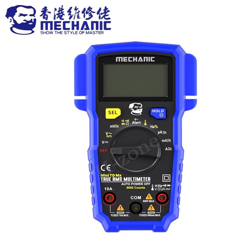 

MECHANIC Mini TD MX Temperature Testing Multimeter for Phone Repair Automatic Shutdown AC/DC Voltage Current Detection Tool