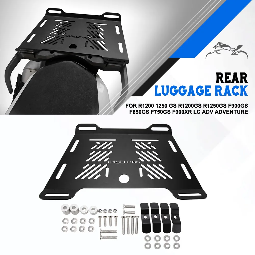 Universal CNC Rear Rack Enlargement Luggage For BMW R1200 1250 GS R1200GS R1250GS F900GS F850GS F750GS F900XR LC ADV Adventure