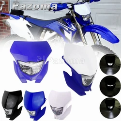 Phare H4 universel pour moto et vélo, lampe de sauna, carénage de lumière pour Yamaha WR250, WR450F, YZ250, YZ450F, moto tout-terrain, motocross, D343