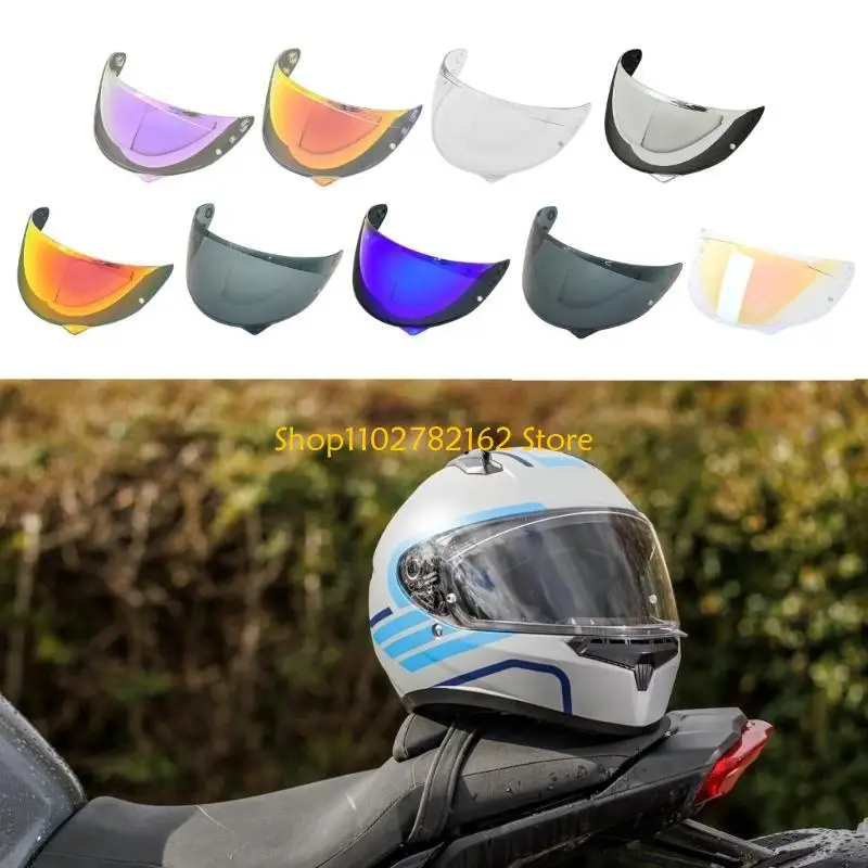 

547B PC Helmets Shielding Wide View Ventilated Helmets Visors Lens 290mm for HJC C10
