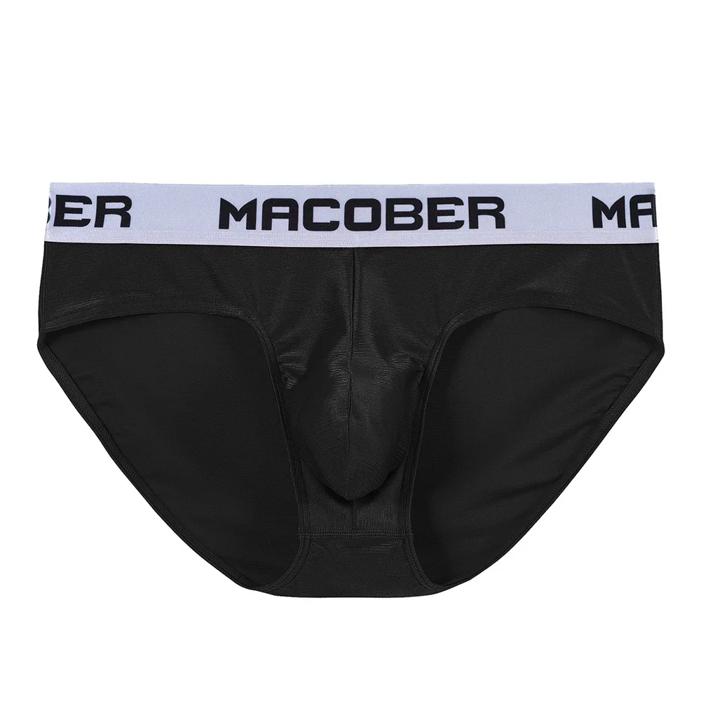 Jinshi Men's Briefs Underwear Low-Waisted Breathable Comfortable Nylon Briefs Sexy Man Briefs