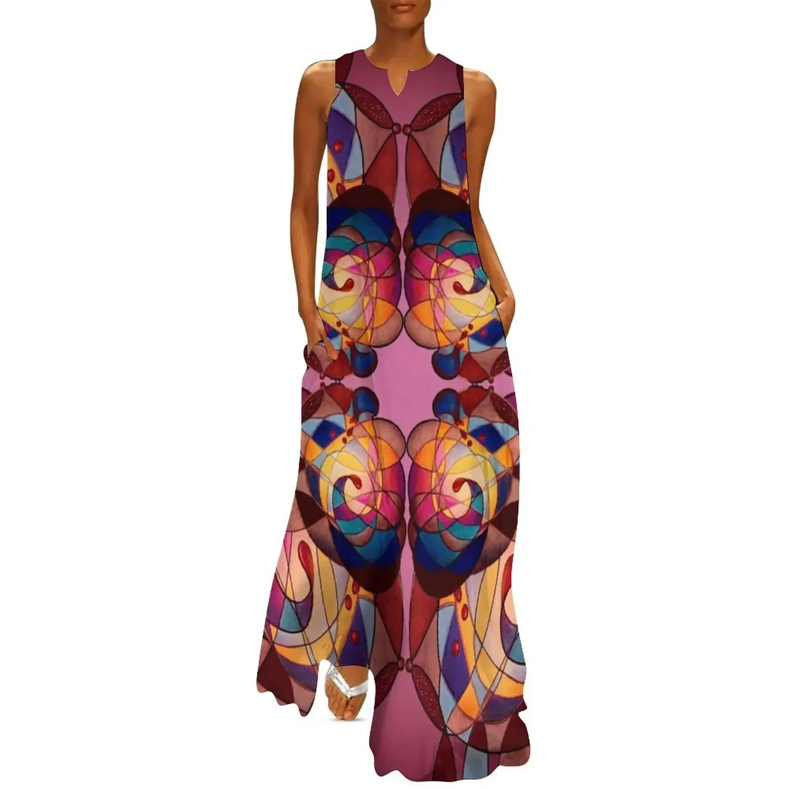 

Curiosity-5 Long Dress Woman clothing summer dresses ladies 2025 dresses summer Dress