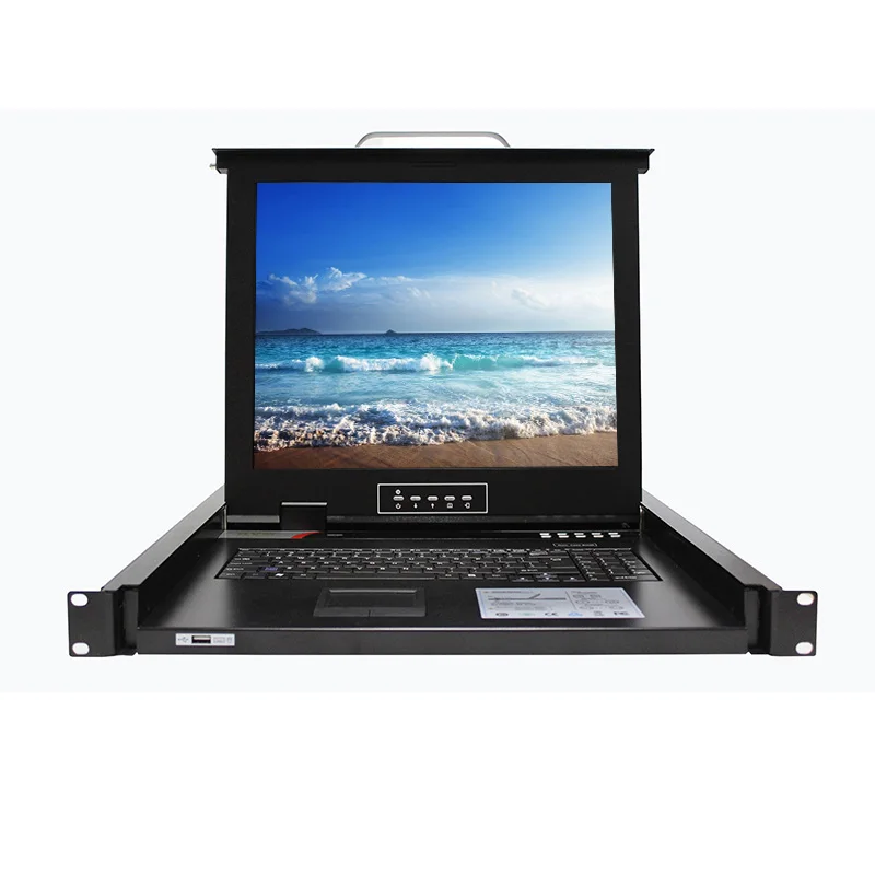 

1port / 4ports/8ports/16ports 1U Rack Mount 19 Inch LED KVM Drawer