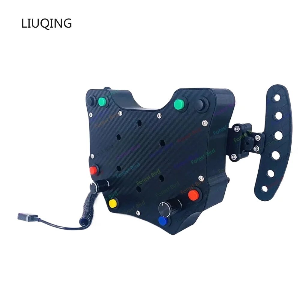 PC USB محور السباق عجلة القيادة أداة زر صندوق وحدة التحكم المركزية لـ Logitech Thrustmaster Fanatec محاكاة لعبة السباق