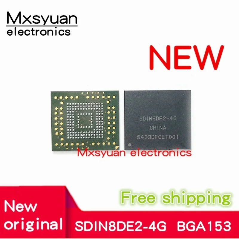 2 ピース〜10 ピース/ロット SDIN5D2-4G SD5D14A-4G SD5DH24A-4G SDIN8DE2-4G BGA153 EMMC 新しいメモリ