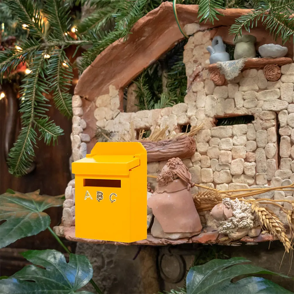 

2Pcs Dollhouse Decorative Miniature Letters Numbers Door Signs for Tiny House Mailbox DIY Accessories Front House Number