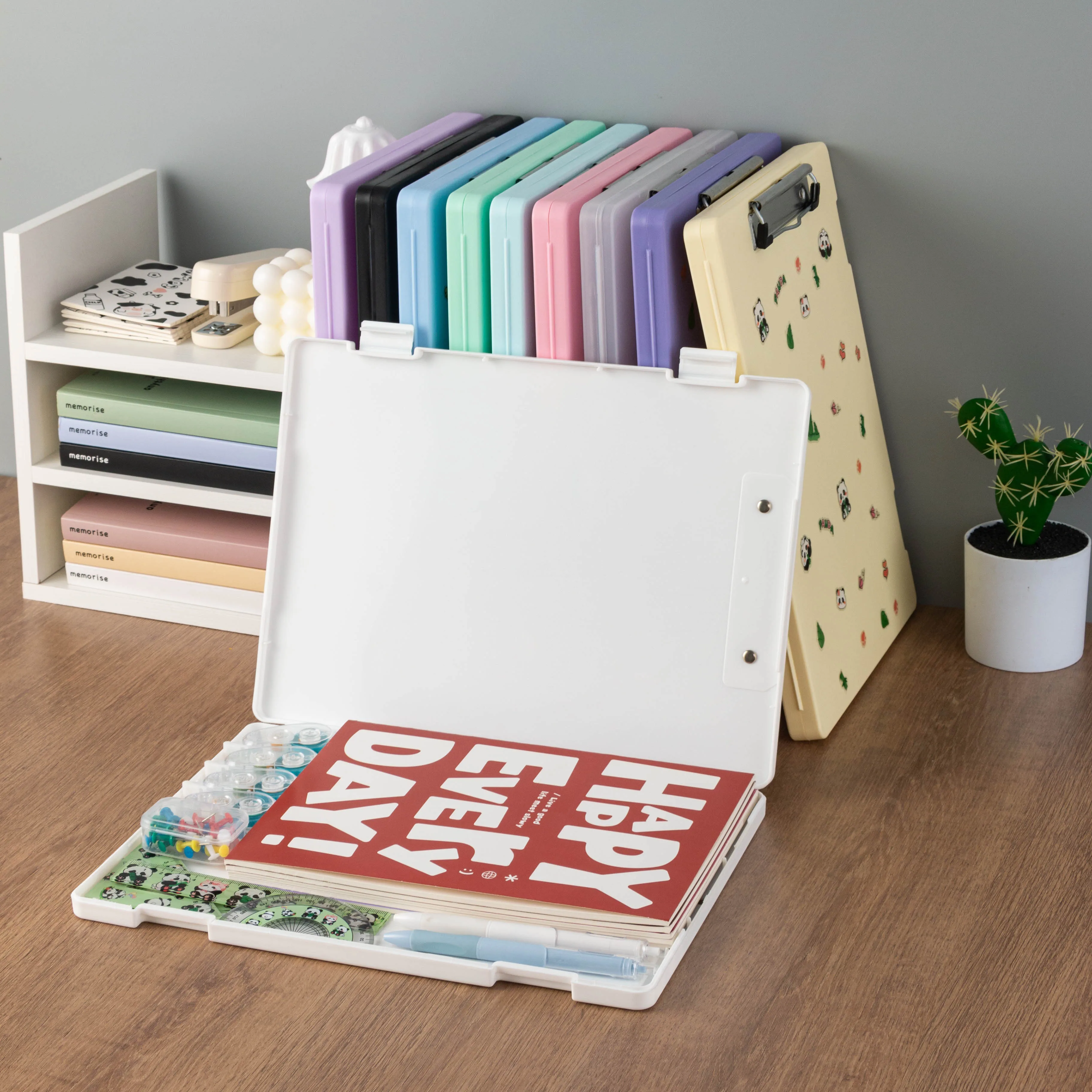 Multi Functionele A4 Contract Map, Student Test Papier Map, Map Benodigdheden, Pp Data Opslagdoos, Grote Capaciteit