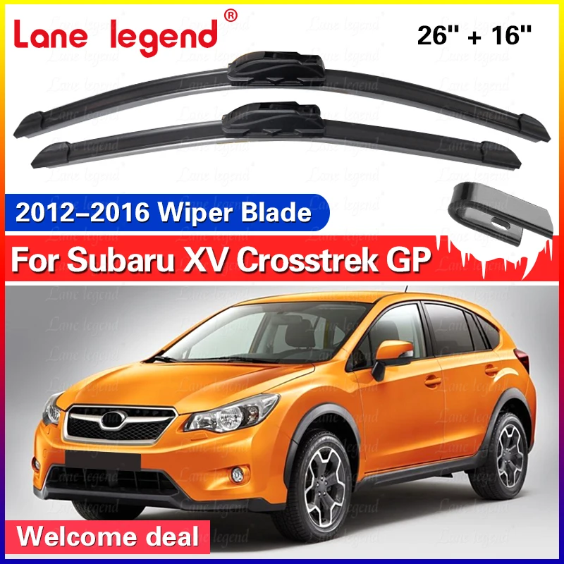 Für Subaru XV Crosstrek GP 2012-2016 2013 2014 Wischer Front Wischer Klingen Windschutzscheibe Windschutz Fenster Pinsel 26 "+ 16"