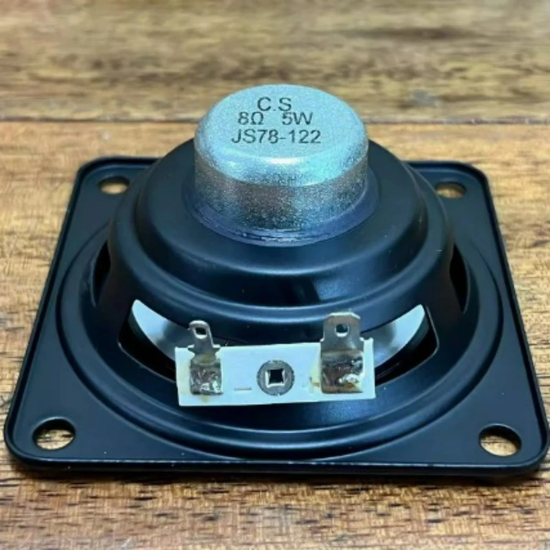 SOTAMIA 2Pcs 3 Inch Full Range Audio Speaker 8 Ohm 5W Dual Magnetic Rubber Edge Long Stroke Active Audio for Bookshelf Speakers