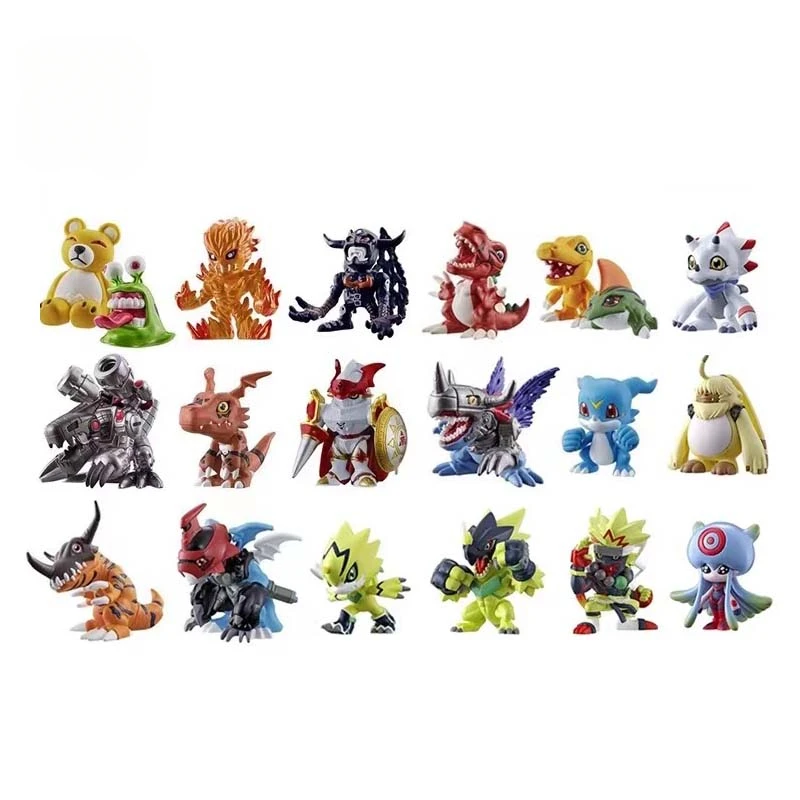 

Bandai Digimon Adventure Genuine Gacha Classics Toy Doll Anime Figure Agumon Gabumon Palmon Gomamon Patamon Tailmon