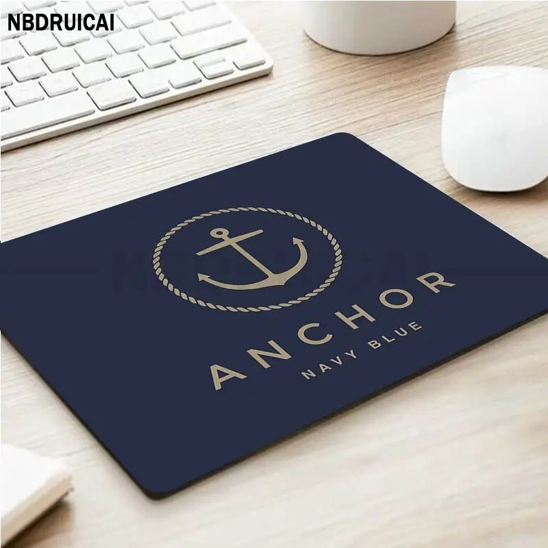 Anchor Boat 20x25cm Cartoon Anime Gaming Mouse Pad Keyboard Mouse Mats Smooth Company Padmouse Desk Play Mats