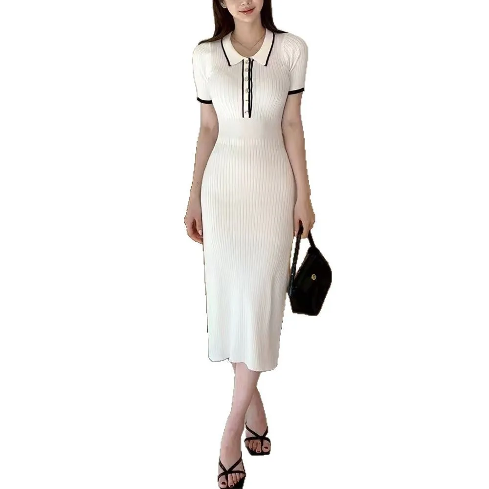 ドレス レディースドレス ロング 女性 秋 サテン パール象嵌 シャーリング マーメイド エレガント レディ ミニマリスト フレンチ 絶妙な クリスマス シック