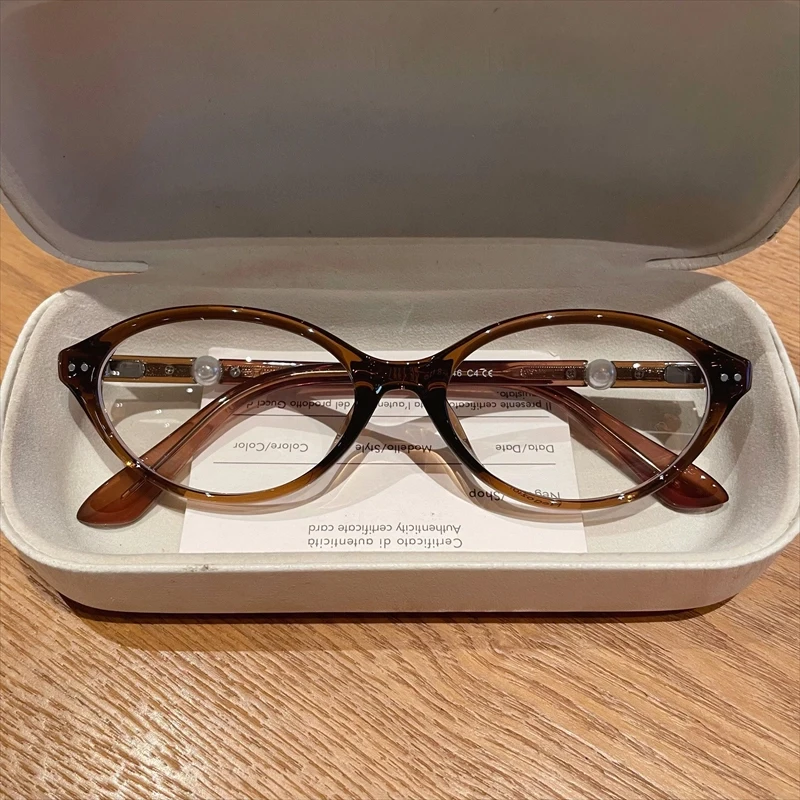 Occhiali da lettura alla moda da donna piccoli occhiali da vista rotondi fotocromatici anti luce blu montatura per occhiali progressivi per miopia